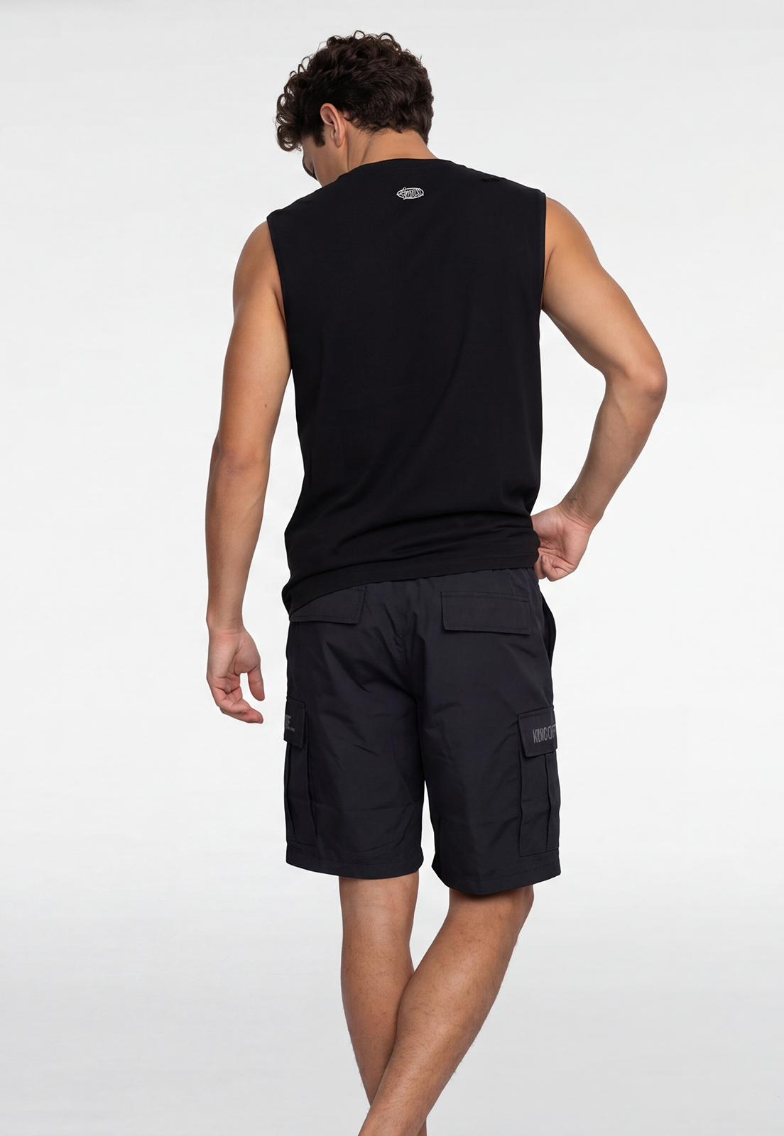 Sudadera Hombre Musculosa Oversize Negro 2