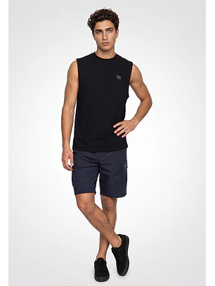 Sudadera Hombre Training Print Oversize Negro