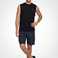 Sudadera Hombre Training Print Oversize Negro - Miniatura 2