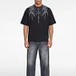 Polera Hombre Oversize Alas Negro - Miniatura 2