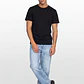 Polera Hombre Basic Logo Negro - Miniatura 2