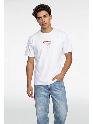 Polera Hombre Flock Dog Blanco