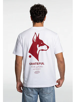 Polera Hombre Flock Dog Blanco