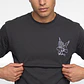 Polera Hombre Frase Bordado Gris - Miniatura 2