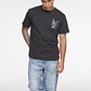 Polera Hombre Frase Bordado Gris - Miniatura 4