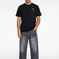 Polera Hombre Frase Bordado Negro - Miniatura 2