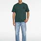 Polera Hombre Frase Bordado Verde - Miniatura 2