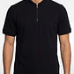 Polera Hombre Piqué Cierre Negro - Miniatura 2