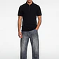 Polera Hombre Piqué Cierre Negro - Miniatura 1