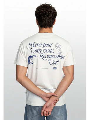 Polera Hombre Croissant Blanco