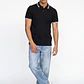 Polera Hombre Piqué Negro - Miniatura 2