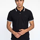 Polera Hombre Piqué Negro - Miniatura 1