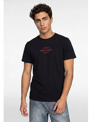 Polera Hombre Saint Tropez Negro