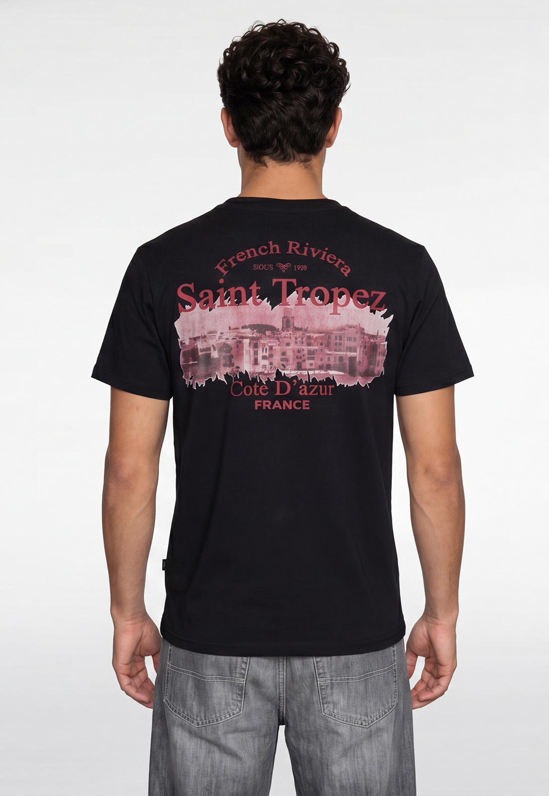 Polera Hombre Saint Tropez Negro 4