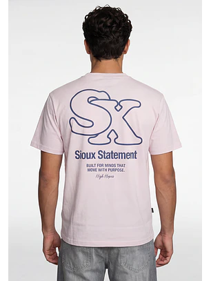 Polera Hombre Print SX Rosado