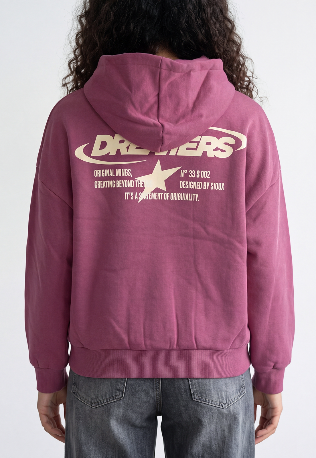 Polerón Mujer Estampado Pink Rosado 4