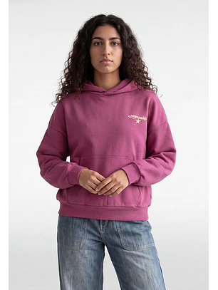 Polerón Mujer Estampado Pink Rosado