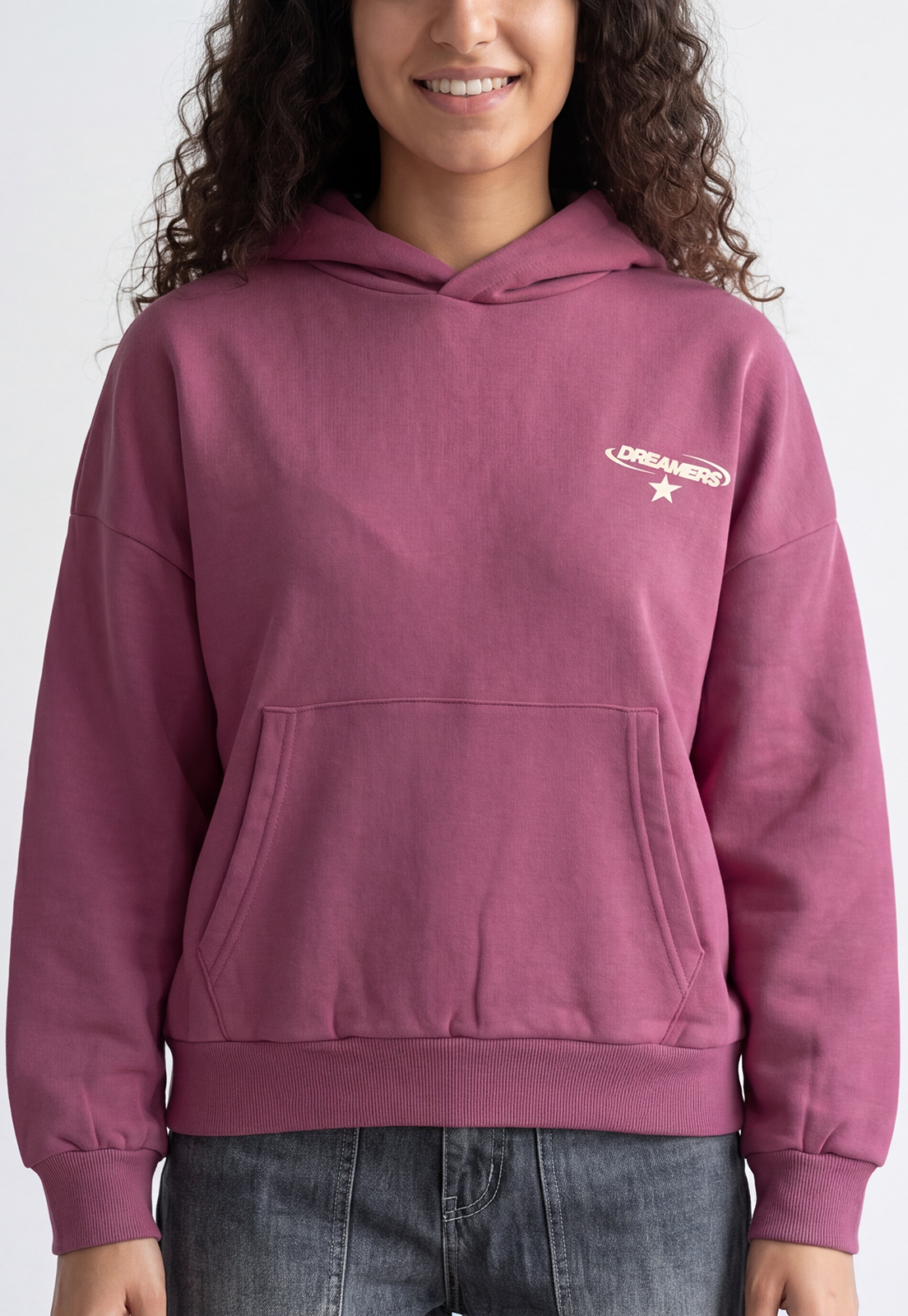 Polerón Mujer Estampado Pink Rosado 3