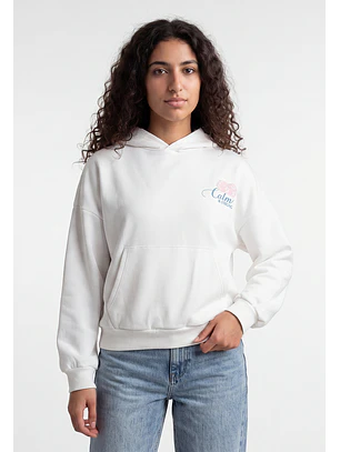 Polerón Mujer Estampado Pink Crudo