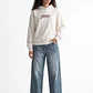 Polerón Mujer Hoodie Stars Back Crudo - Miniatura 2