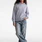 Polerón Mujer Hoodie Stars Back Gris - Miniatura 2