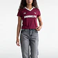 Polera Mujer Con Cuello Burdeo - Miniatura 1