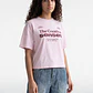 Polera Mujer Boxy Fit Print Rosado - Miniatura 1