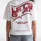 Polera Mujer Boxy Fit Print Crudo - Miniatura 4