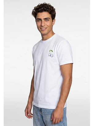 Polera Hombre Hielos Blanco