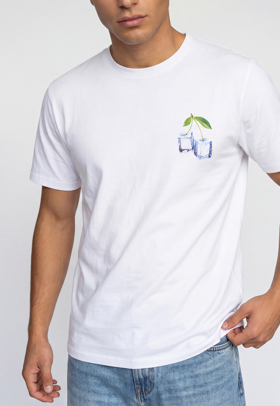 Polera Hombre Hielos Blanco 3