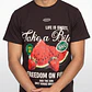 Polera Hombre Sandías Café - Miniatura 3