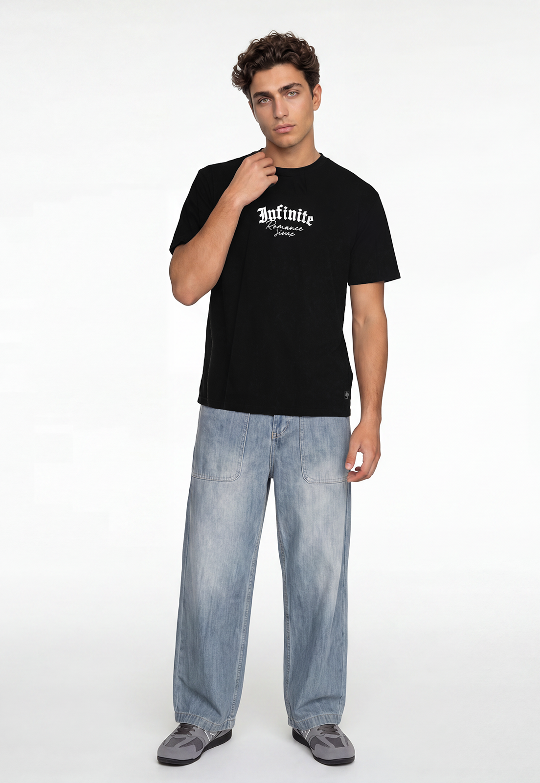 Polera Hombre Lava Boca Negro 2