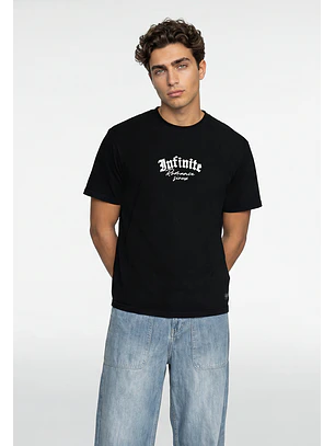 Polera Hombre Infinite Boca Negro