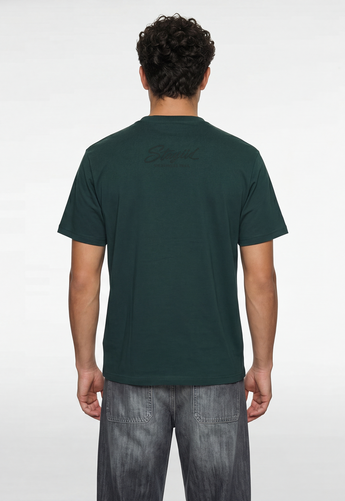 Polera Hombre Print Dog Verde 3