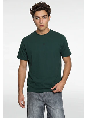 Polera Hombre Print Dog Verde