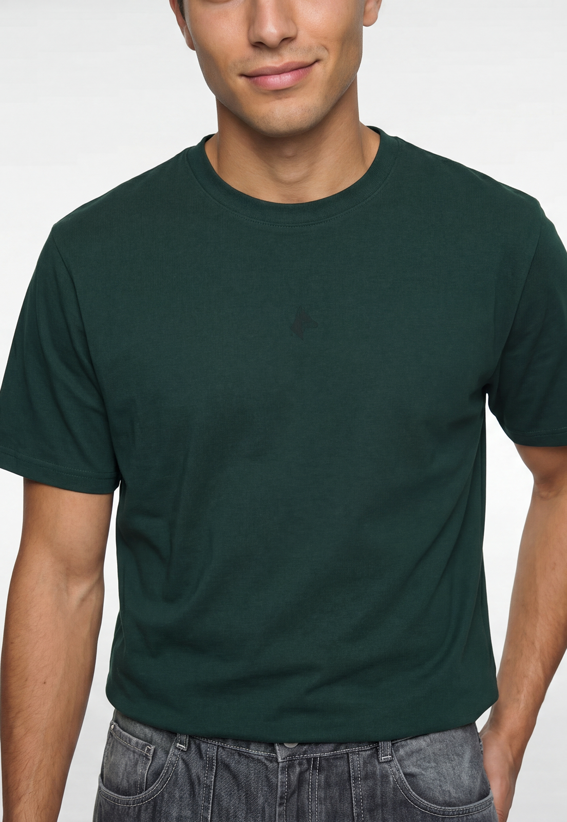 Polera Hombre Print Dog Verde 4