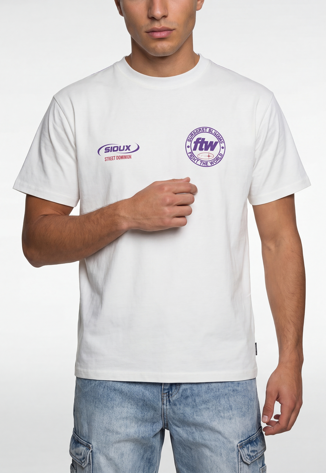 Polera Hombre Print FTW Crudo 2