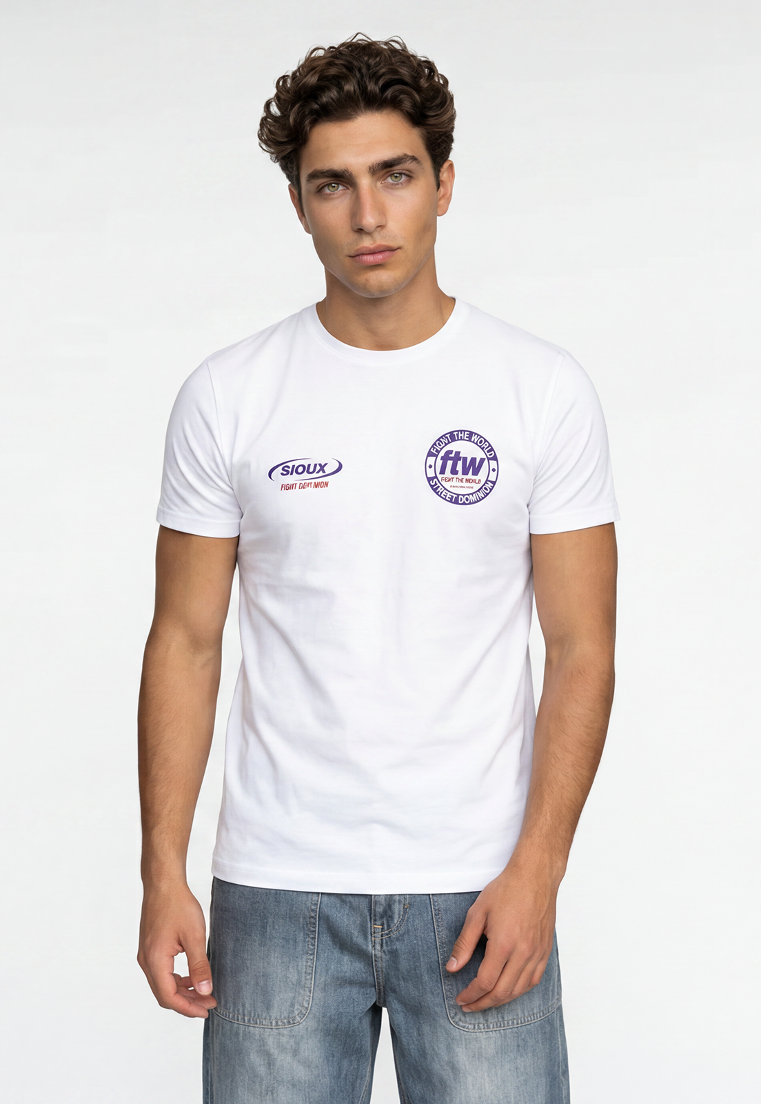Polera Hombre Print FTW Crudo 1