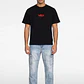 Polera Hombre Piqué Bicolor Negro - Miniatura 2