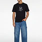 Polera Hombre Print Cara Negro - Miniatura 2
