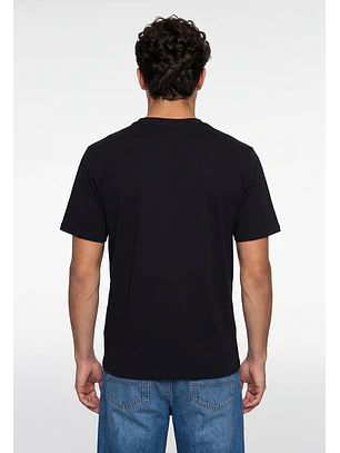 Polera Hombre Print Cara Negro
