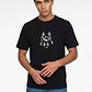 Polera Hombre Print Cara Negro - Miniatura 1