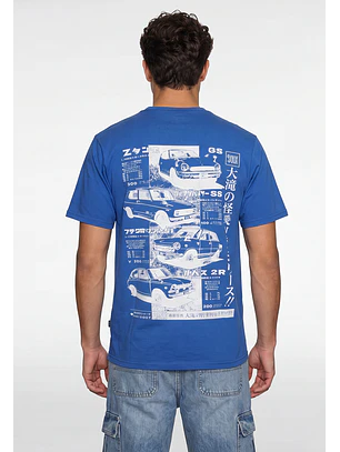 Polera Hombre Auto Oriental Azul