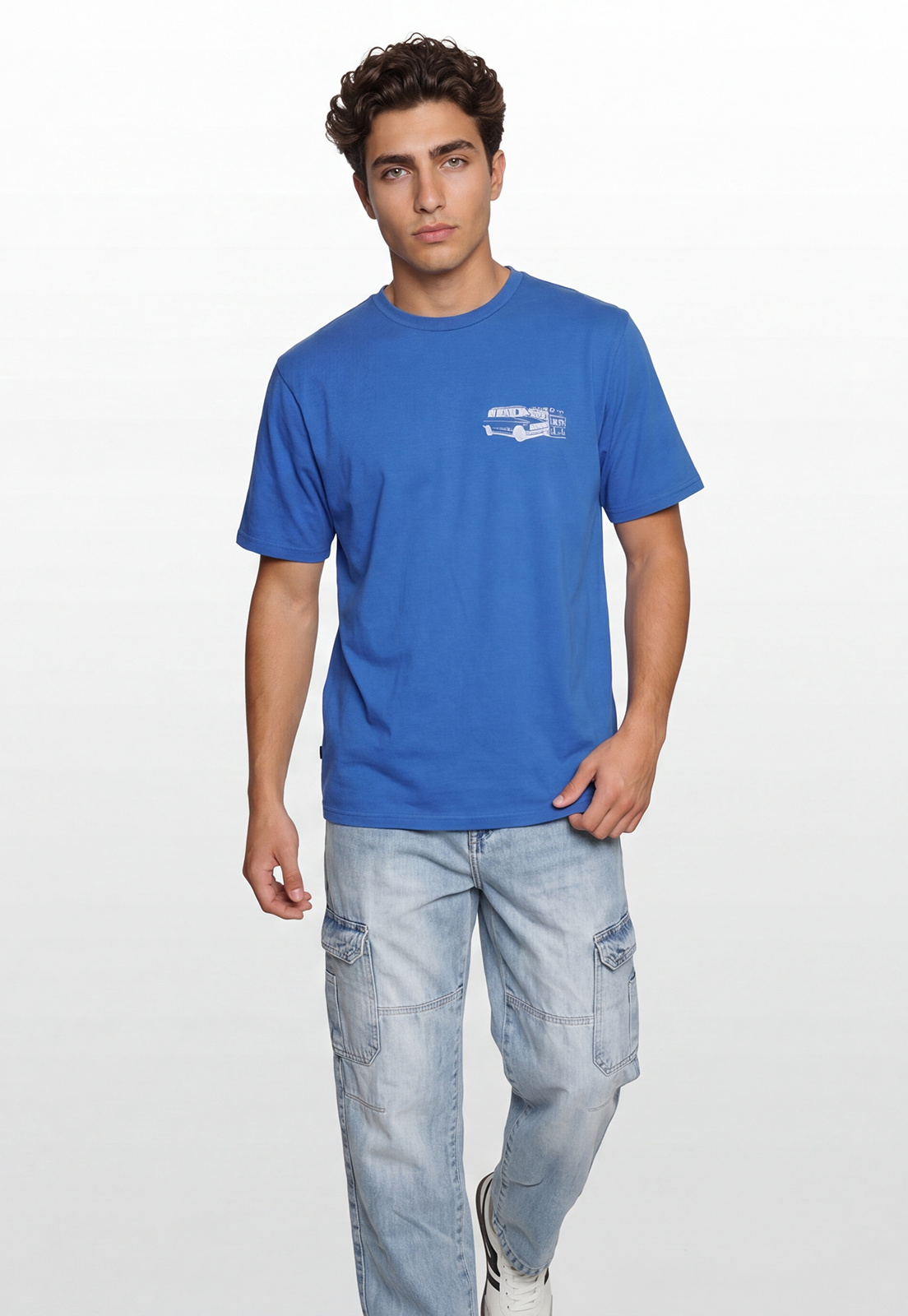 Polera Hombre Lava Oriental Azul 1