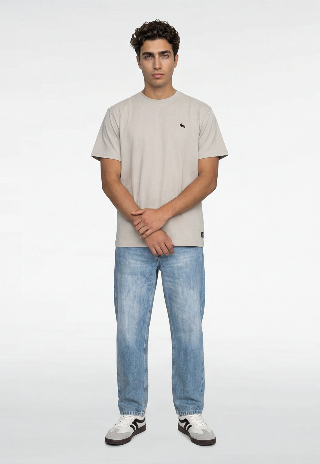 Polera Hombre Ventana Gris 2