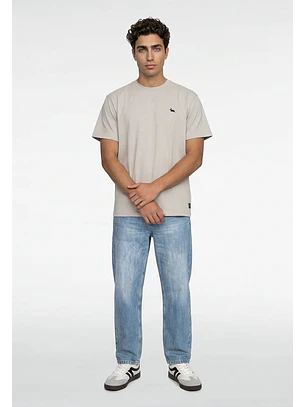 Polera Hombre Ventana Gris