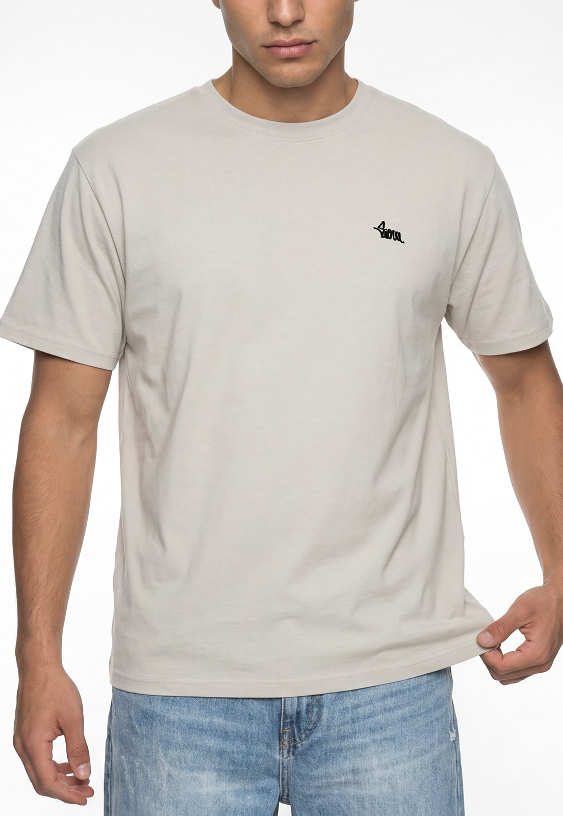 Polera Hombre Ventana Gris 3
