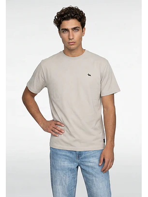 Polera Hombre Ventana Gris