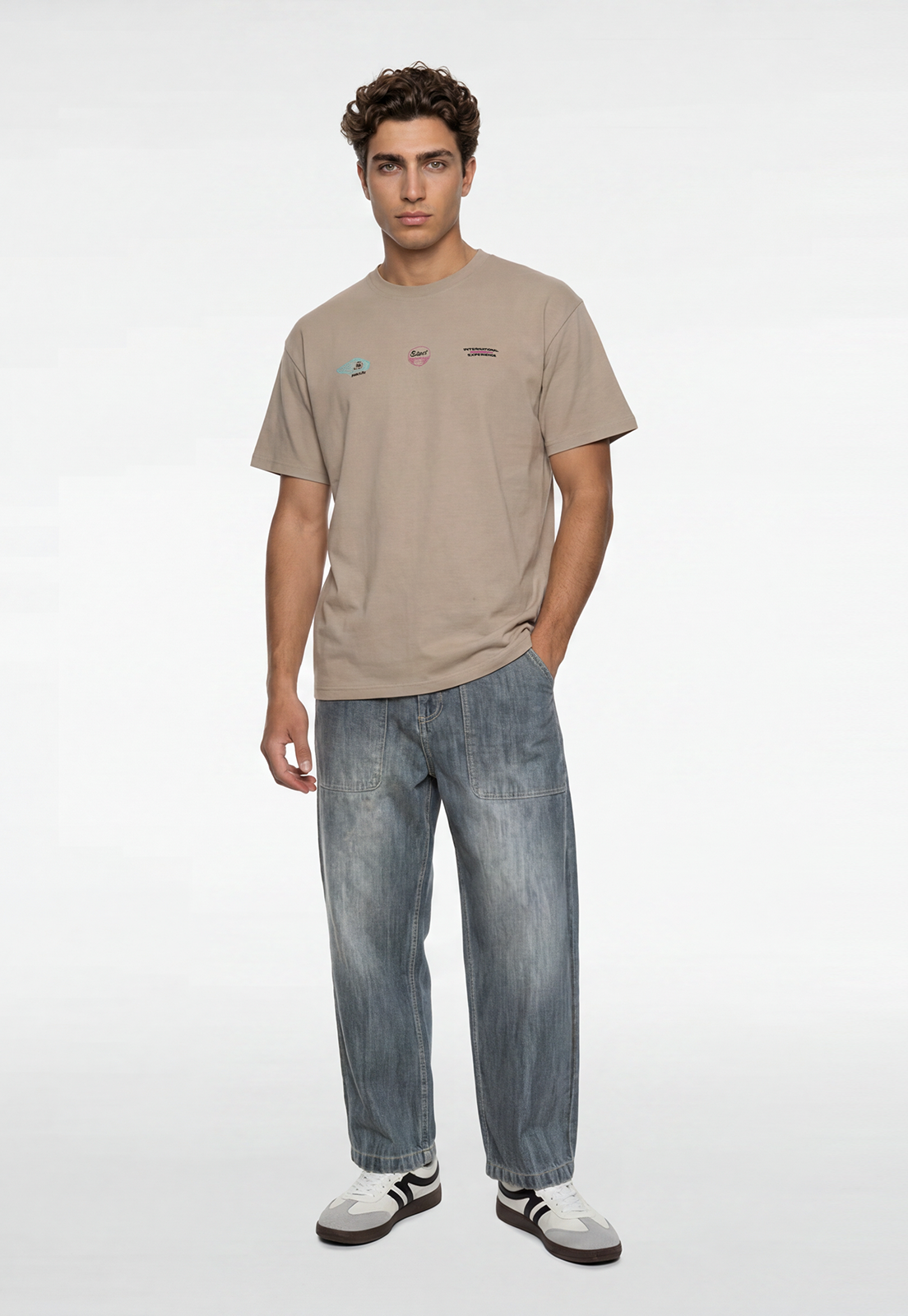 Polera Hombre Races Sea Beige 2