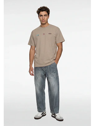 Polera Hombre Races Sea Beige